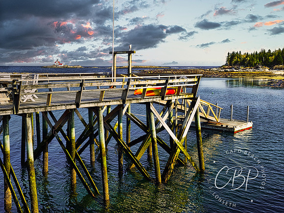 Cockolds Light/Pier at Booth Bay_Maine
