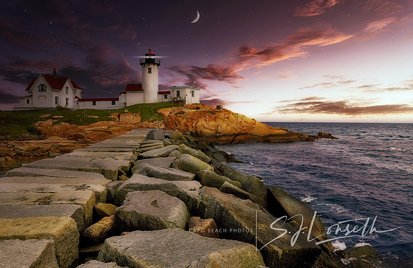 Eastern Point Light Dusk_Massachusetts
