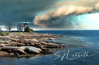 Prospect Harbor Lighthouse_Storm