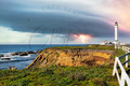 Point Arena Lighthouse Storm_California