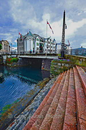Alesund Canal Bridge