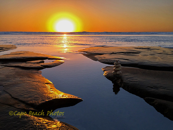 Sunset Cairn