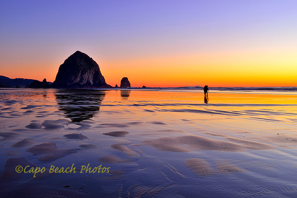 Haystack Rock Sunset