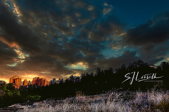 Cathedral Rock at Dusk
