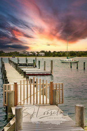 Edgartown Harbor Dock_Marthas Vineyard_Massachusetts