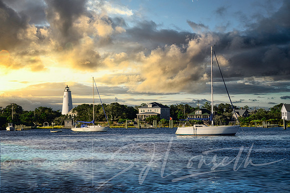 Ocracoke Light_Across The Bay_NC