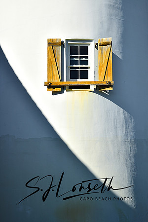 St George Island Light Window