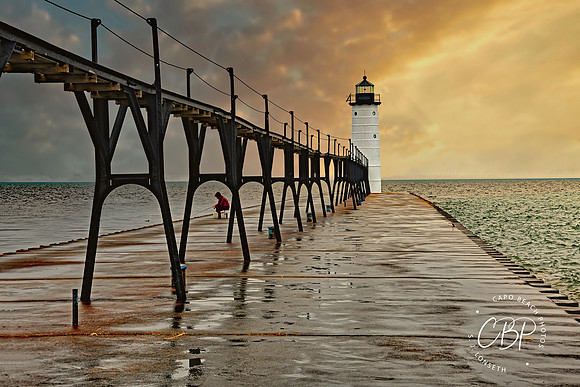 Manistee Breakwater Light_Lake Michigan