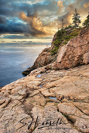Acadia Park Rock Cliffs_Maine