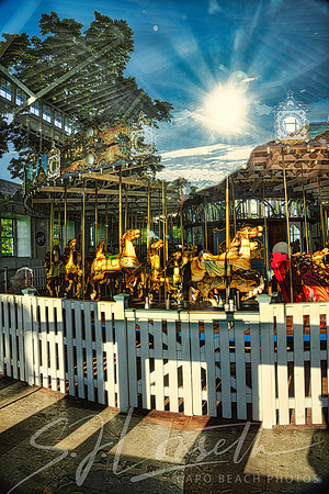Merry Go Round Window_Five Mile Point Amusement Park_Connecticut