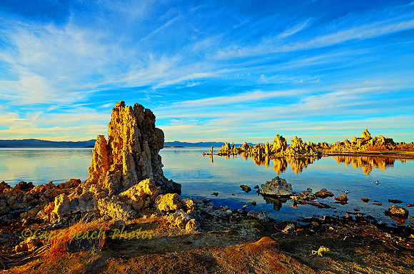 Tufas At Mono Lake Sunset