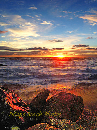 Rock Beach Sunset
