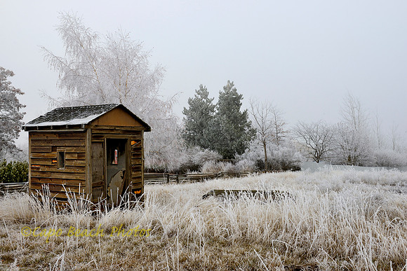 Shed In The Fog