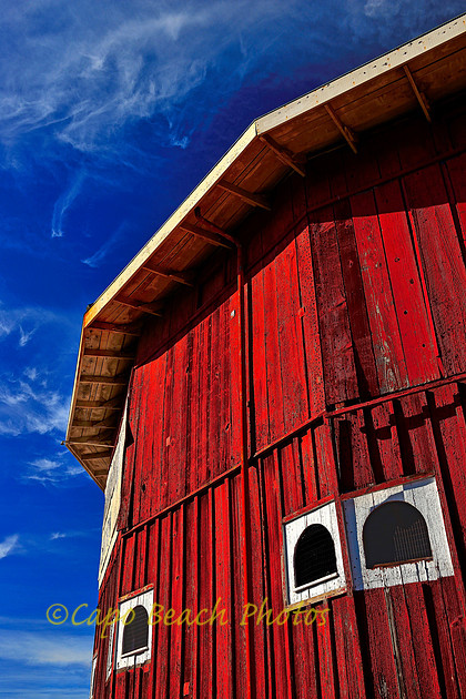 Red Roundhouse Barn