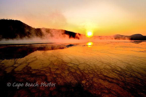 Grand Prismatic Sunset